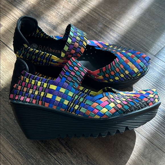 bernie mev. Multicolor Woven Wedges - Picture 6 of 13